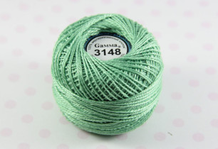 Пряжа Ирис 100% хлопок 10г 82м №3148 салатовый